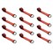 Tie 4 Safe 2" x 10' Lasso Strap w/ D Ring Auto Tie Down Wheel Lift Tow Truck Trailer, 12PK TWS21-510-W27-R-C-12 - alternate 1